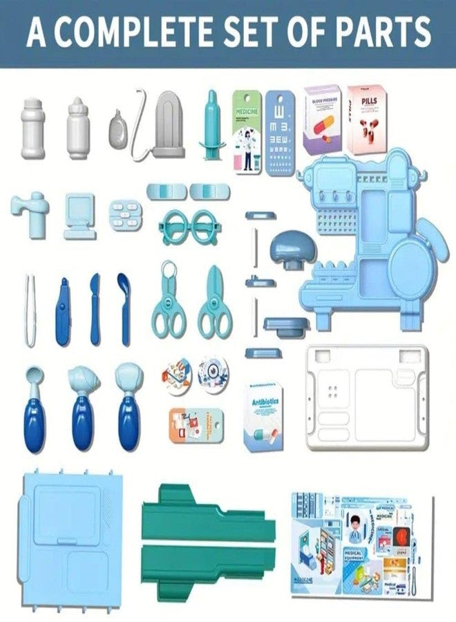 RAHU 42 PCS Doctor Set for Kids Girl, Pretend Play Doctor Set with Foldable Suitcase for Kids, Doctor Kit for Boys Girls 3 4 5 6 7 8 Years Old - Image 4